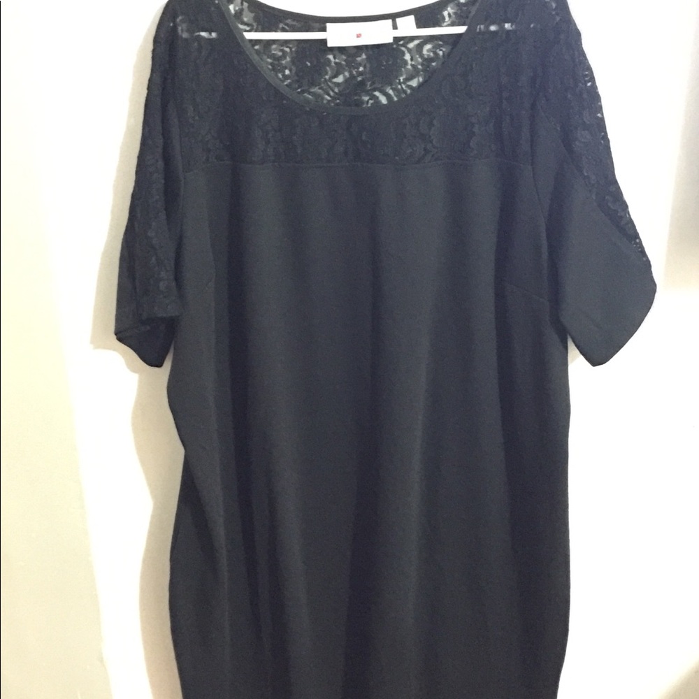 Black Lace Top Dress